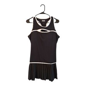 Fila x Brandon Maxwell Black Athletic SPF 50 Dress Large